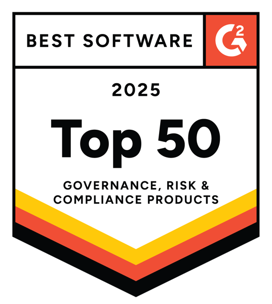 BADGE_G2-2025-Best-Software-GovernanceRiskCompliance-50_feb25